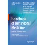 Handbook of Behavioral Medicine, Methods and Applications